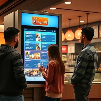 وب کیوسک سفارش غذا
